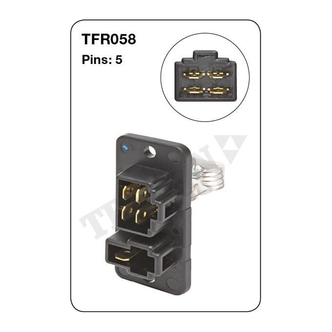 Tridon Heater Fan Resistor TFR058