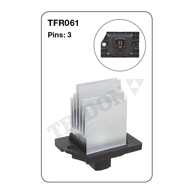 Tridon Heater Fan Resistor TFR061