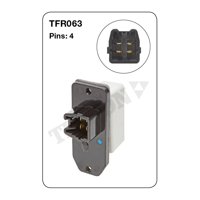 Tridon Heater Fan Resistor TFR063
