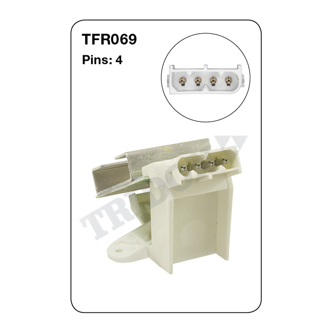 Tridon Heater Fan Resistor TFR069