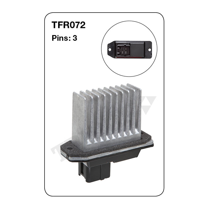 Tridon Heater Fan Resistor TFR072