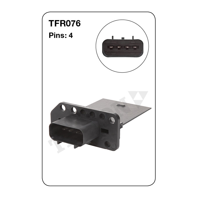 Tridon Heater Fan Resistor TFR076