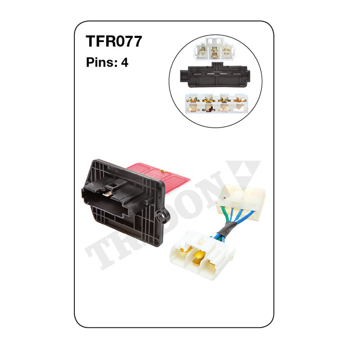 Tridon Heater Fan Resistor TFR077