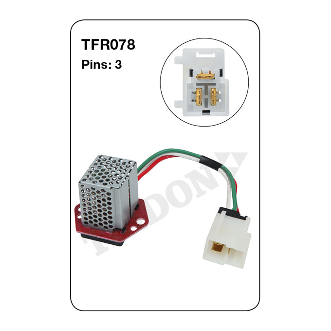 Tridon Heater Fan Resistor TFR078