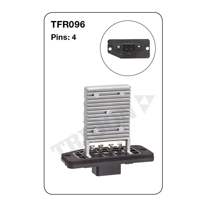 Tridon Heater Fan Resistor TFR096