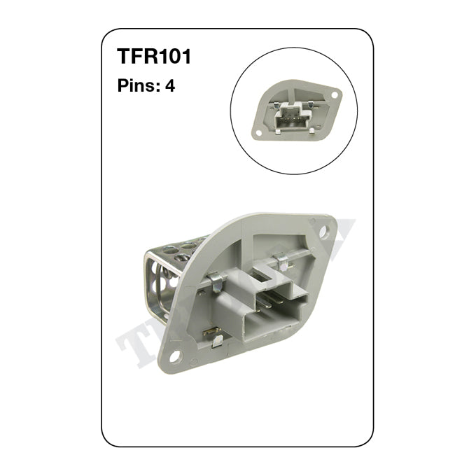 Tridon Heater Fan Resistor TFR101