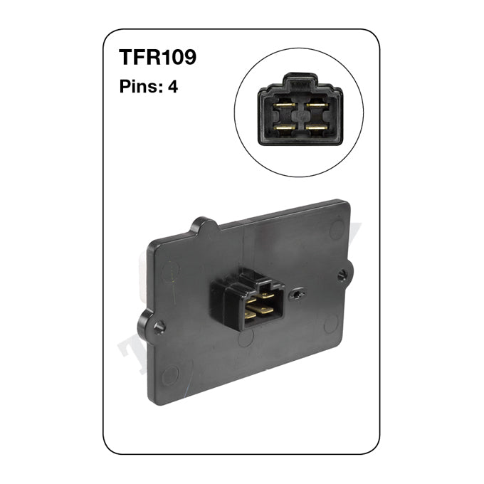 Tridon Heater Fan Resistor TFR109