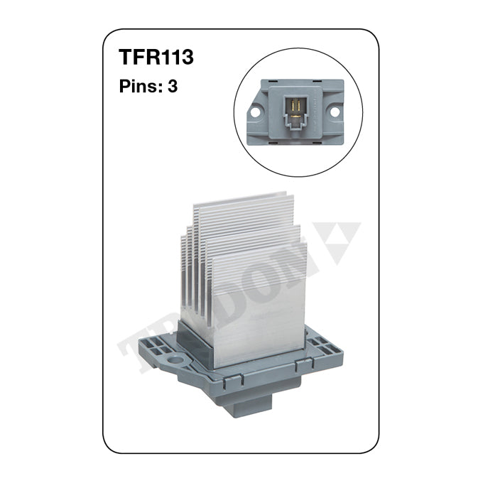 Tridon Heater Fan Resistor TFR113