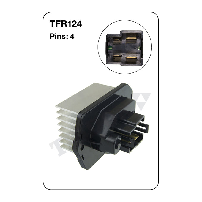 Tridon Heater Fan Resistor TFR124