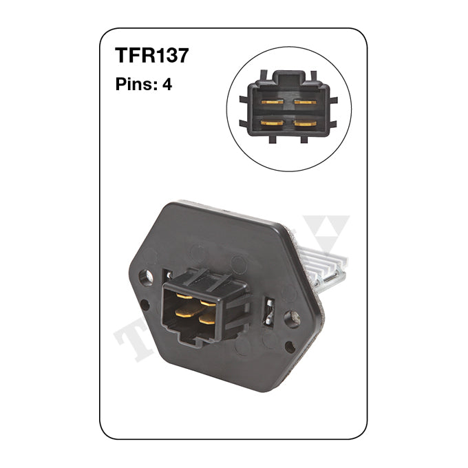 Tridon Heater Fan Resistor TFR137
