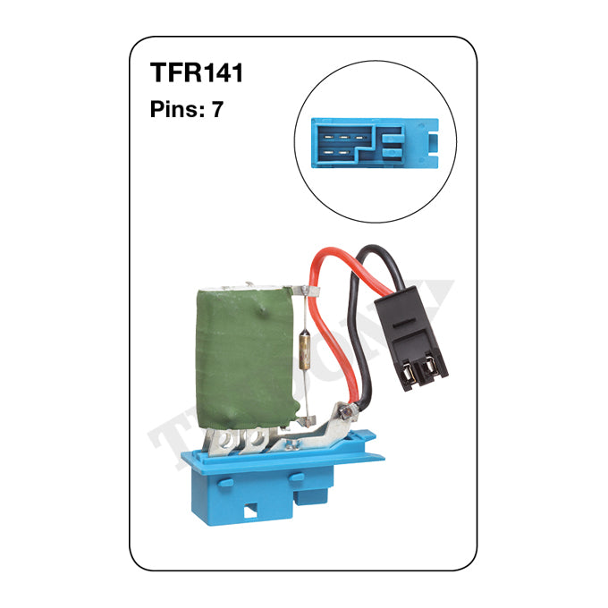 Tridon Heater Fan Resistor TFR141