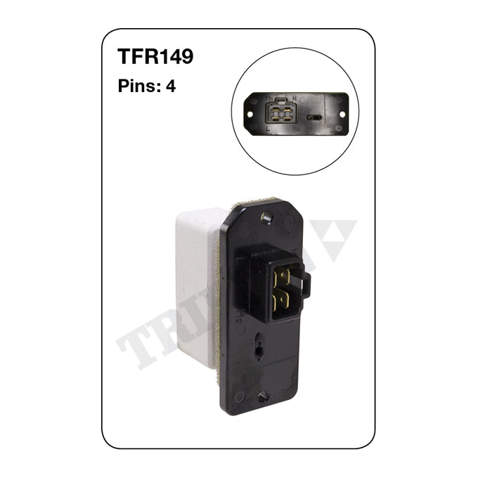 Tridon Heater Fan Resistor TFR149
