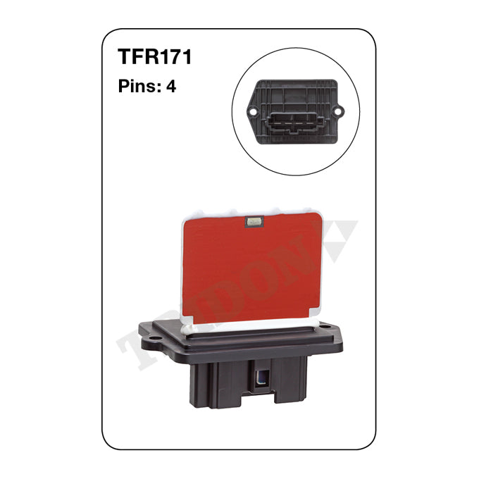 Tridon Heater Fan Resistor TFR171