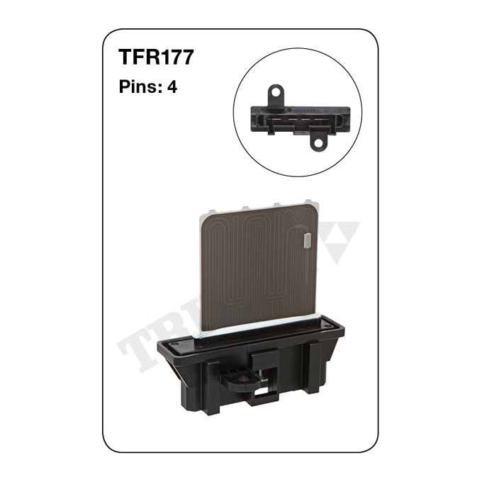 Tridon Heater Fan Resistor TFR177
