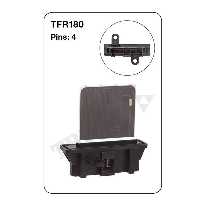 Tridon Heater Fan Resistor TFR180
