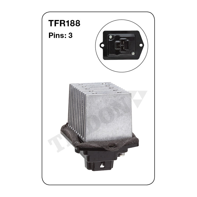 Tridon Heater Fan Resistor TFR188