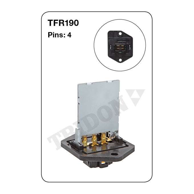 Tridon Heater Fan Resistor TFR190