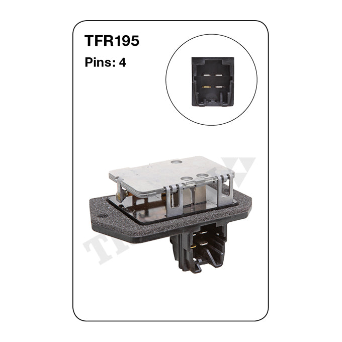 Tridon Heater Fan Resistor TFR195