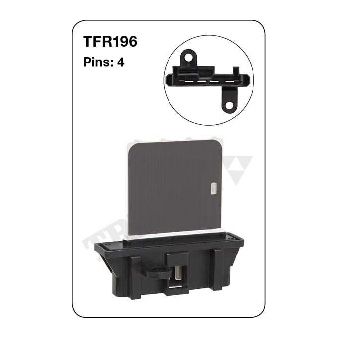 Tridon Heater Fan Resistor TFR196