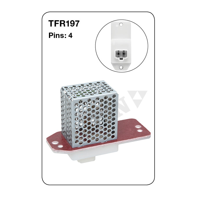 Tridon Heater Fan Resistor TFR197