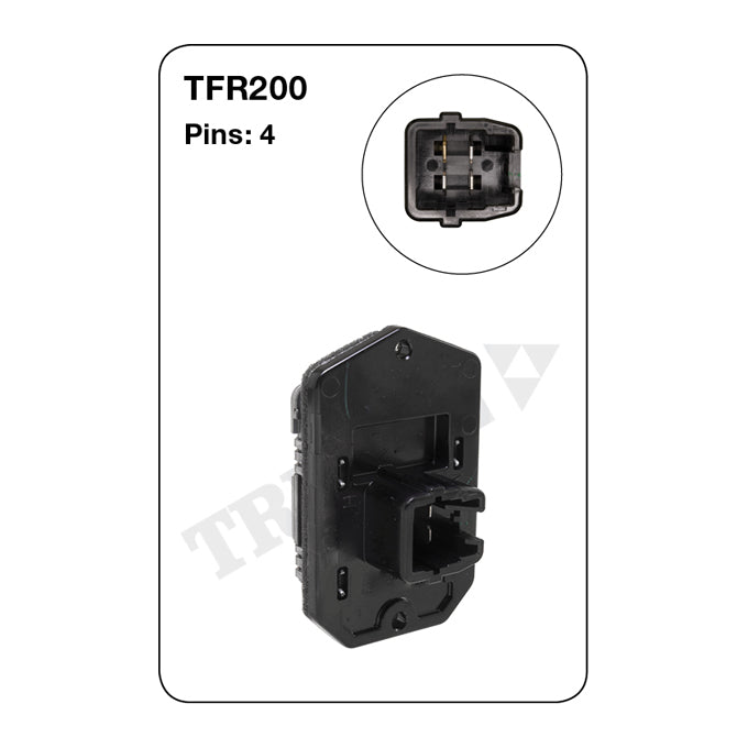 Tridon Heater Fan Resistor TFR200