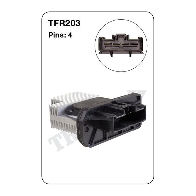 Tridon Heater Fan Resistor TFR203