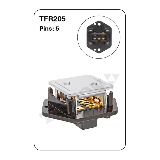 Tridon Heater Fan Resistor TFR205