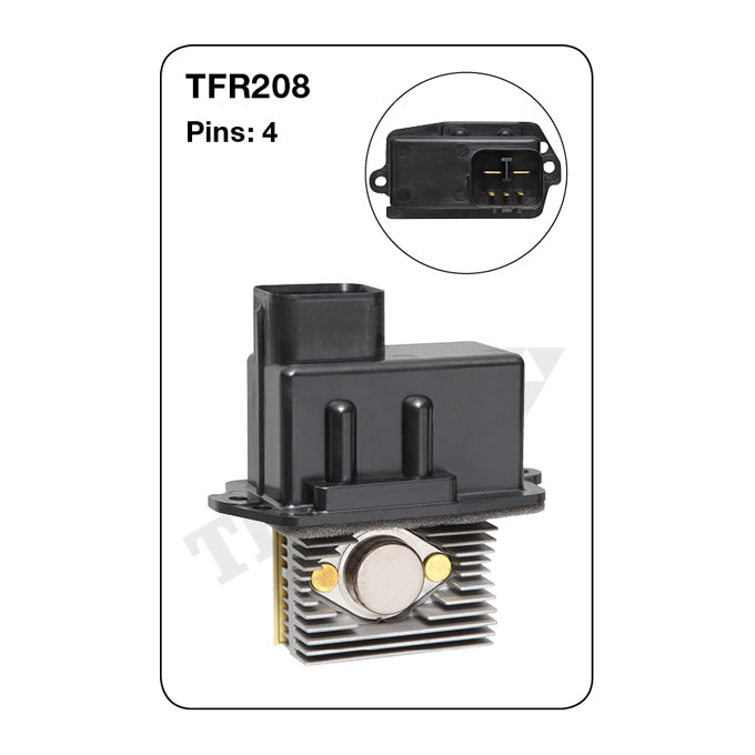 Tridon Heater Fan Resistor TFR208