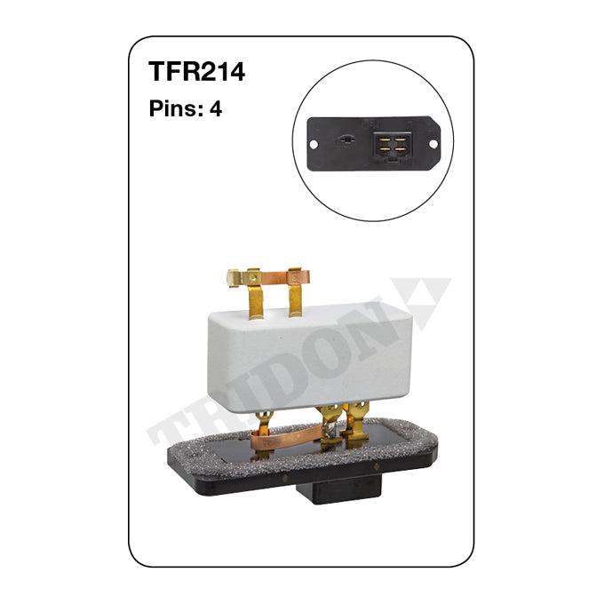 Tridon Heater Fan Resistor TFR214