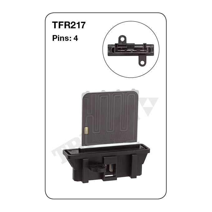 Tridon Heater Fan Resistor TFR217
