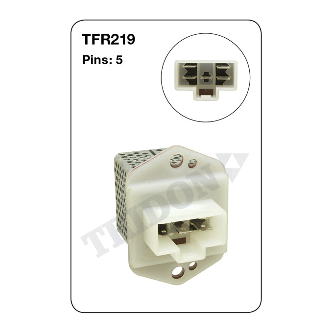 Tridon Heater Fan Resistor TFR219