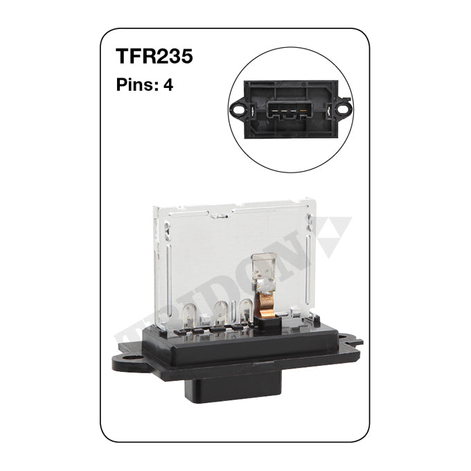 Tridon Heater Fan Resistor TFR235