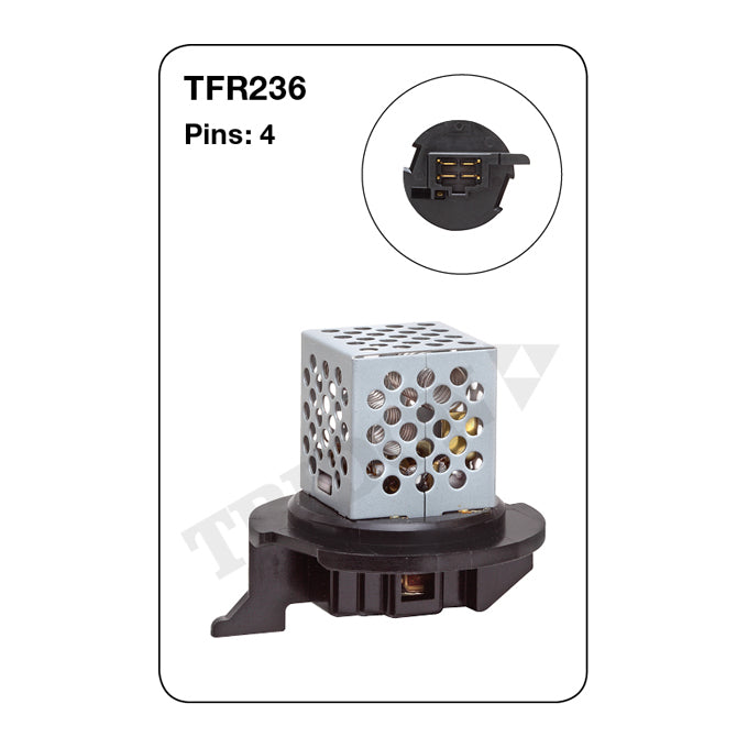 Tridon Heater Fan Resistor TFR236