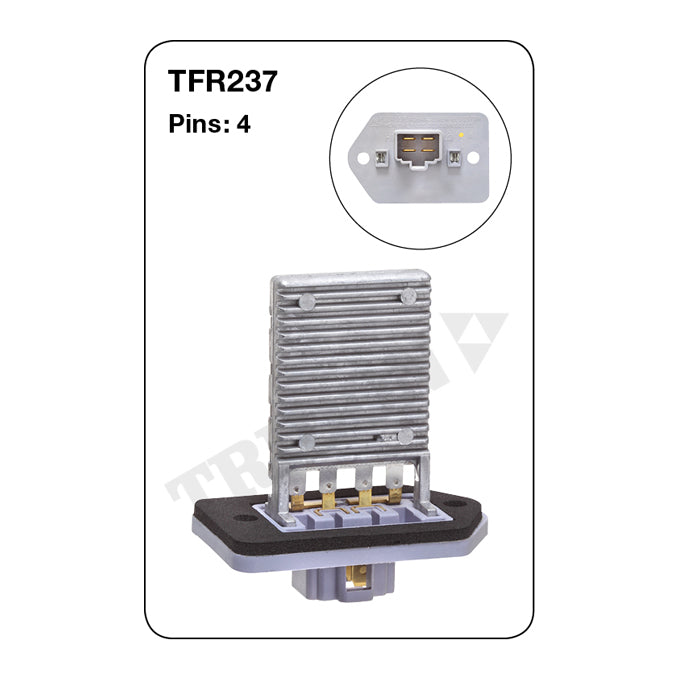 Tridon Heater Fan Resistor TFR237
