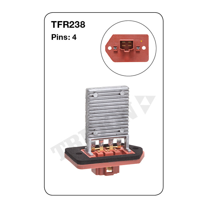 Tridon Heater Fan Resistor TFR238