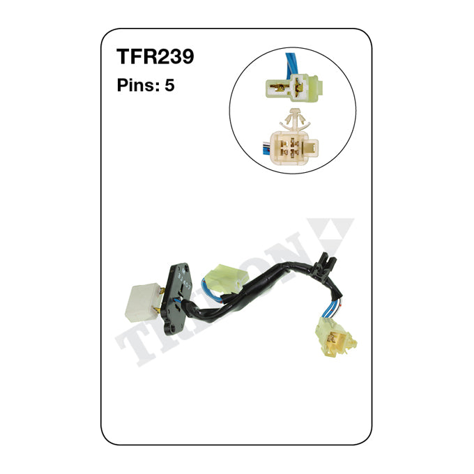 Tridon Heater Fan Resistor TFR239