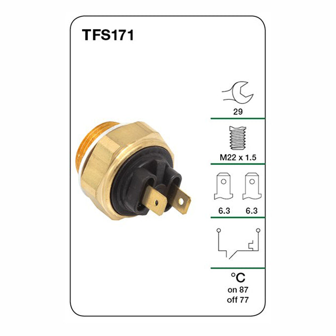 Tridon Thermo Fan Switch TFS171