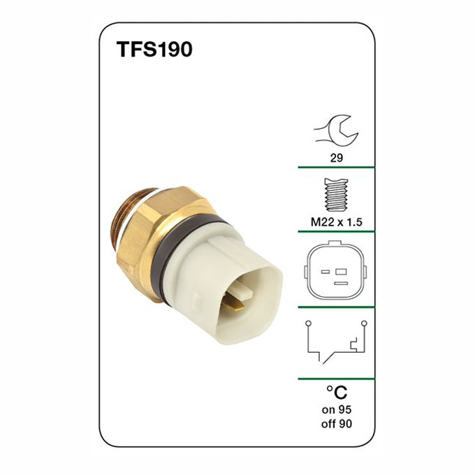 Tridon Thermo Fan Switch TFS190