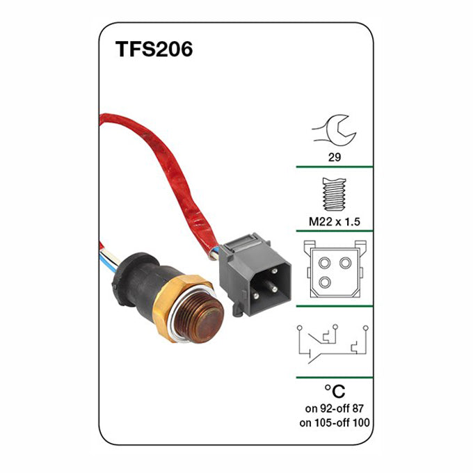Tridon Thermo Fan Switch TFS206