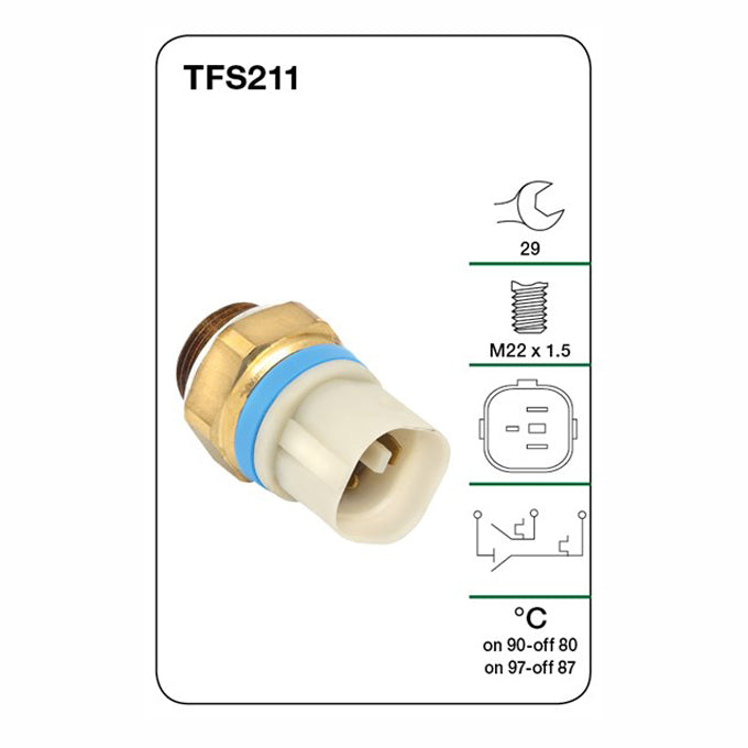 Tridon Thermo Fan Switch TFS211