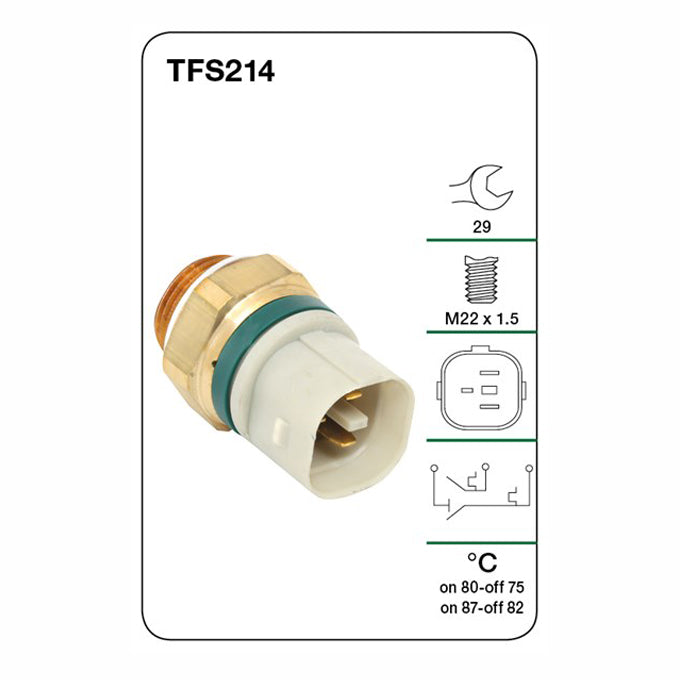 Tridon Thermo Fan Switch TFS214