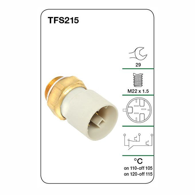 Tridon Thermo Fan Switch TFS215