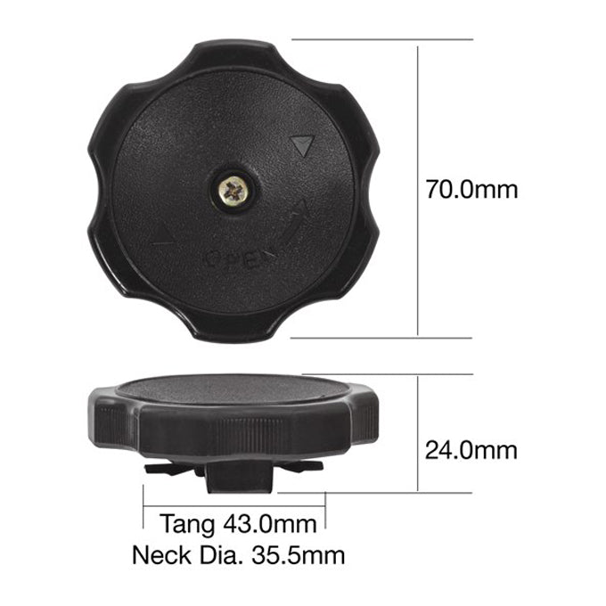 Tridon Oil Cap TOC509