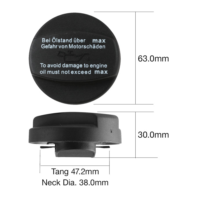 Tridon Oil Cap TOC550