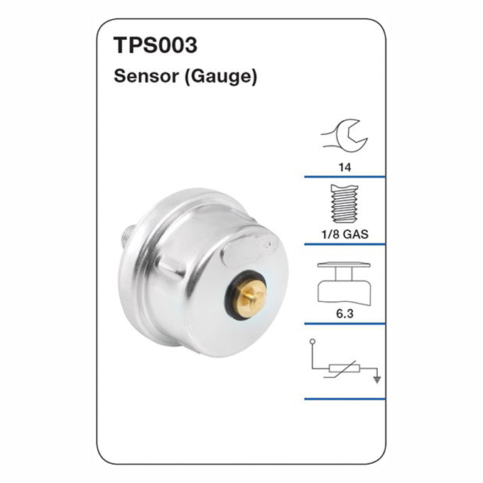 Oil Pressure Sensor (Gauge) TPS003