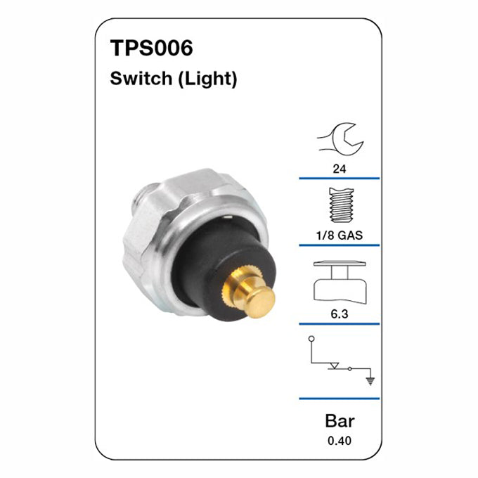 Oil Pressure Switch (Light) TPS006
