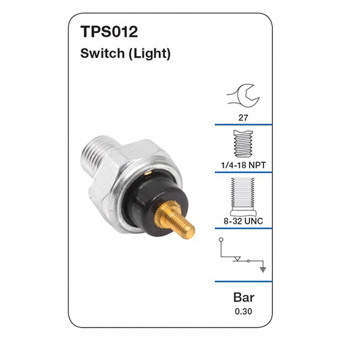 Oil Pressure Switch (Light) TPS012