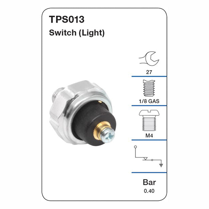 Oil Pressure Switch (Light) TPS013