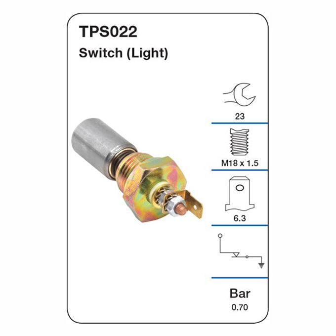 Oil Pressure Switch (Light) TPS022