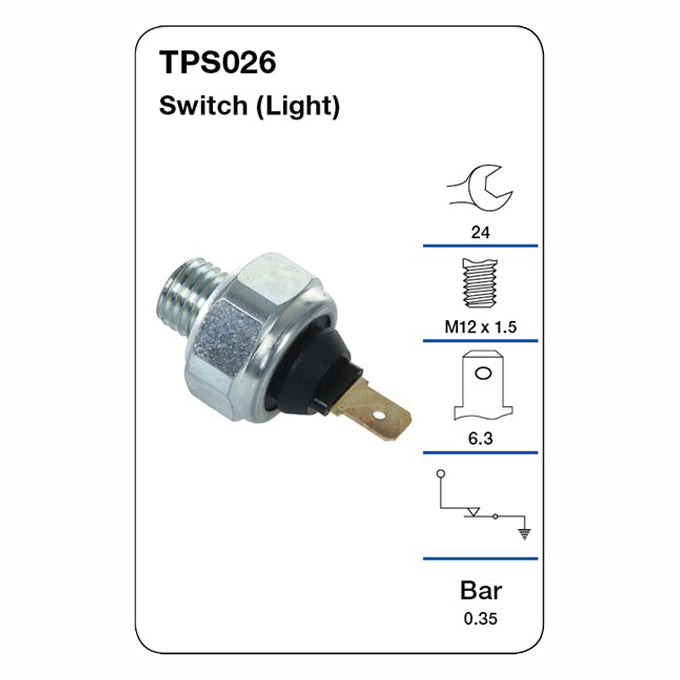 Oil Pressure Switch (Light) TPS026